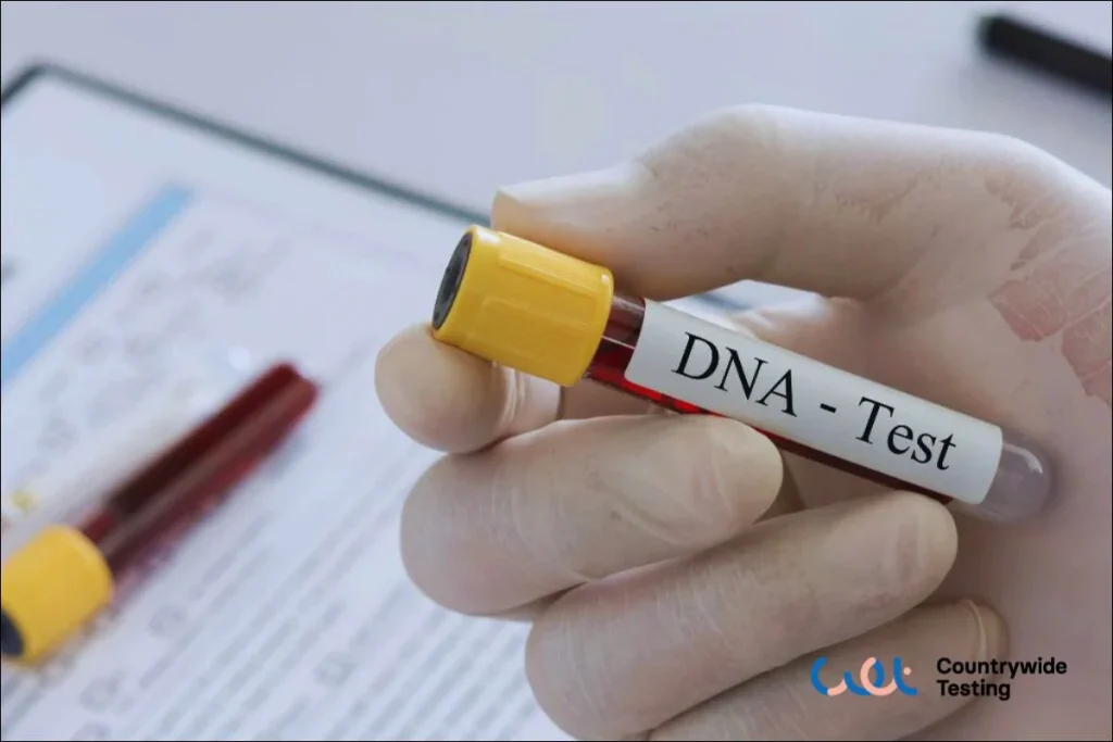 Legal DNA test process with chain of custody in the USA